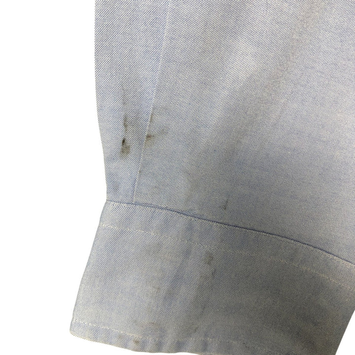Ralph Lauren YARMOUTH long sleeve button down shirt, men's size L cotton Blue type light blue Vintage Second Hand