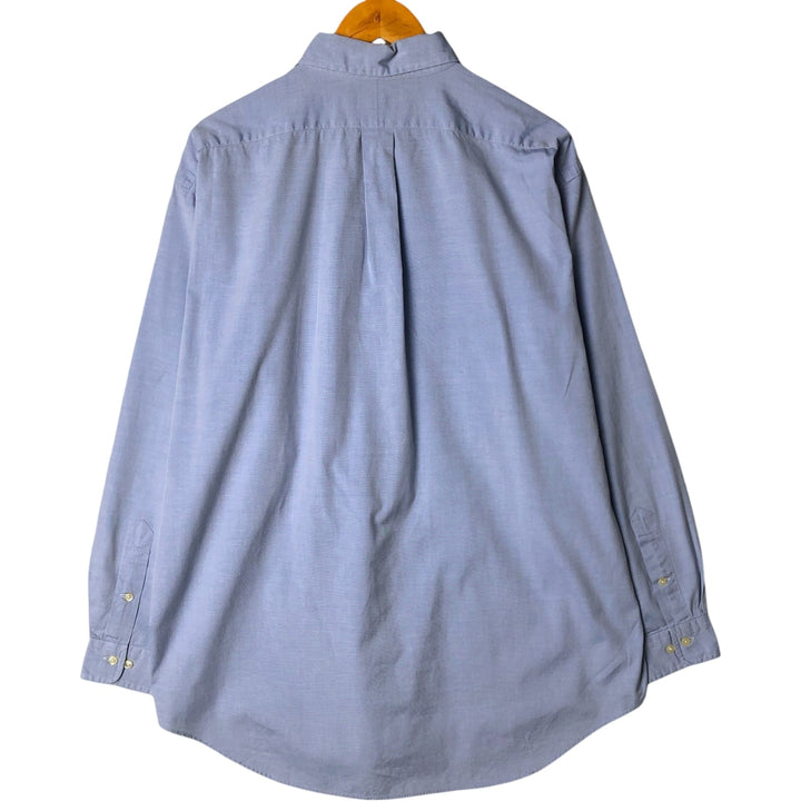 Ralph Lauren Classic Fit Long Sleeve Button Down Shirt Men's XL cotton Blue type light blue Vintage Second Hand