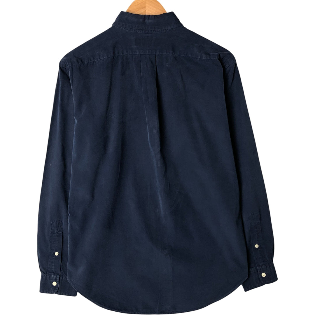 Ralph Lauren Classic Fit long sleeve button down shirt, men's size M cotton Navy blue Vintage Second Hand