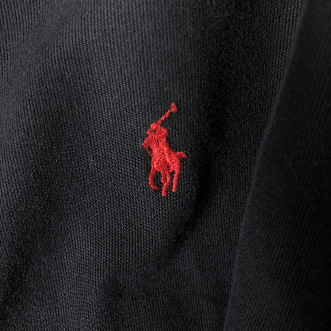 Ralph Lauren BLAKE long sleeve button down shirt, men's size L cotton black type Vintage Second Hand