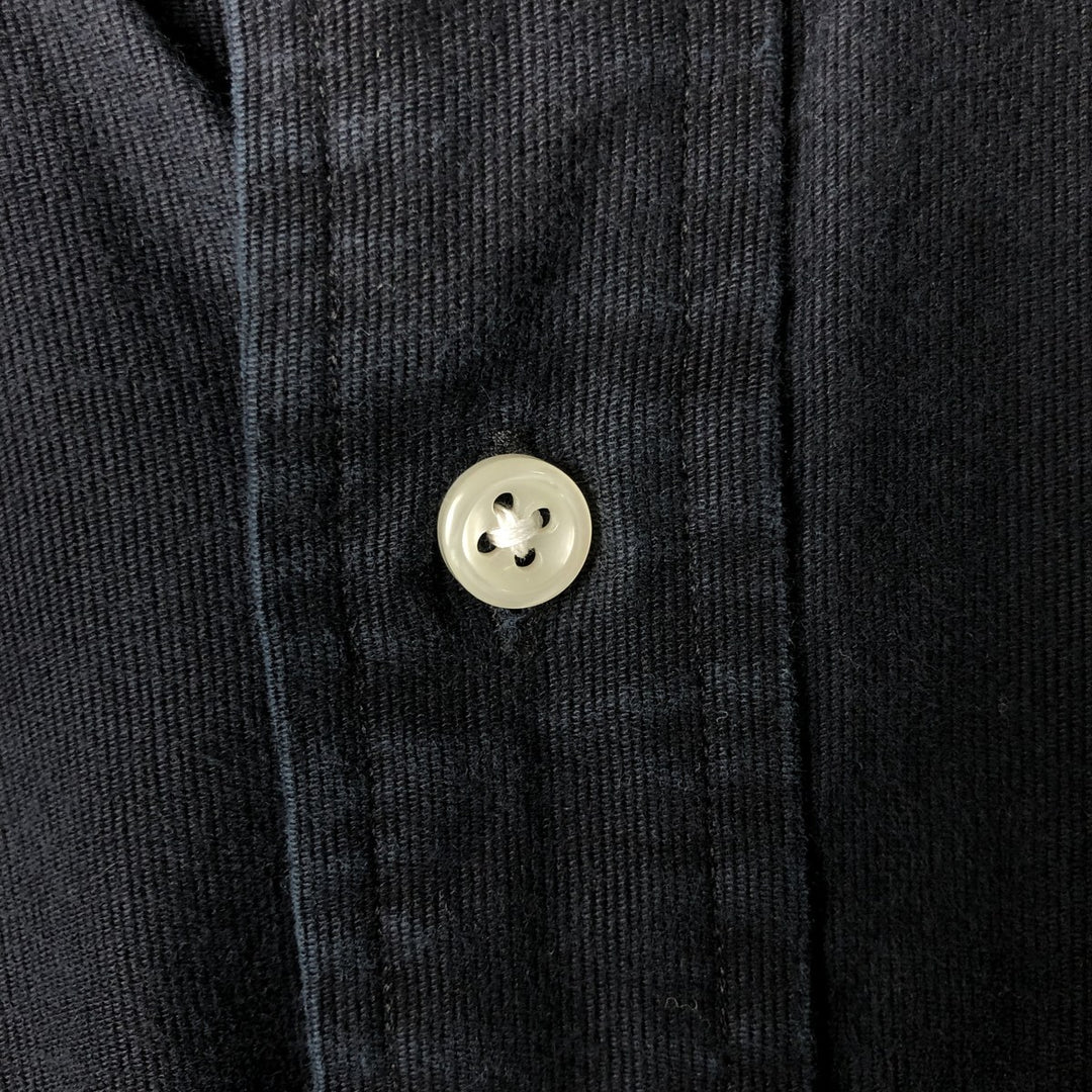Ralph Lauren BLAKE long sleeve button down shirt, men's size L cotton black type Vintage Second Hand