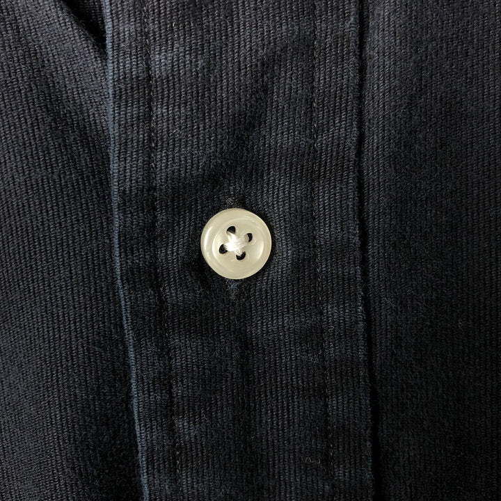 Ralph Lauren BLAKE long sleeve button down shirt, men's size L cotton black type Vintage Second Hand