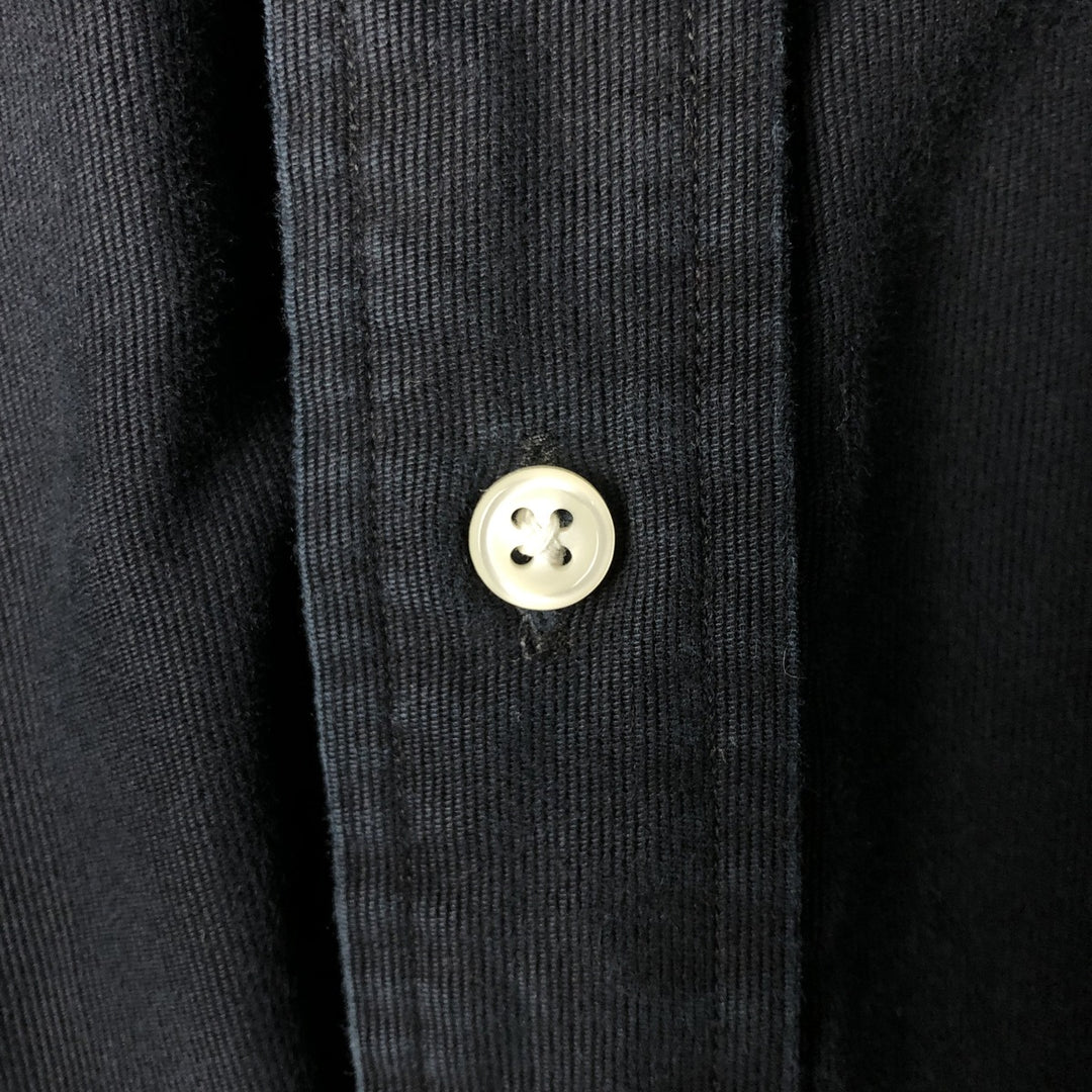 Ralph Lauren BLAKE long sleeve button down shirt, men's size L cotton black type Vintage Second Hand