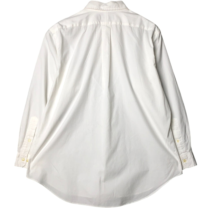 Ralph Lauren Classic Fit Long Sleeve Button Down Shirt, Men's Size L cotton white type Vintage Second Hand