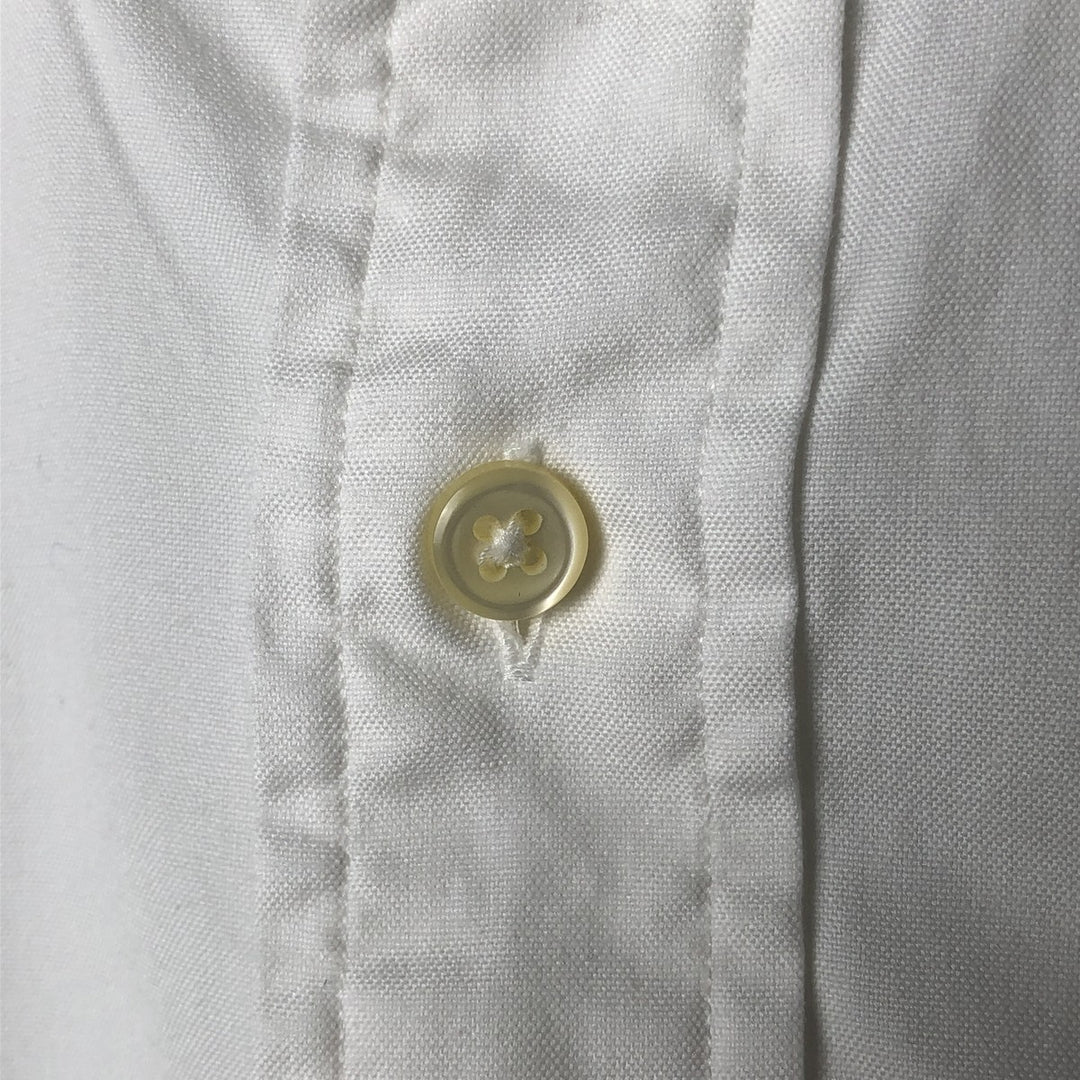 Ralph Lauren Classic Fit Long Sleeve Button Down Shirt, Men's Size L cotton white type Vintage Second Hand