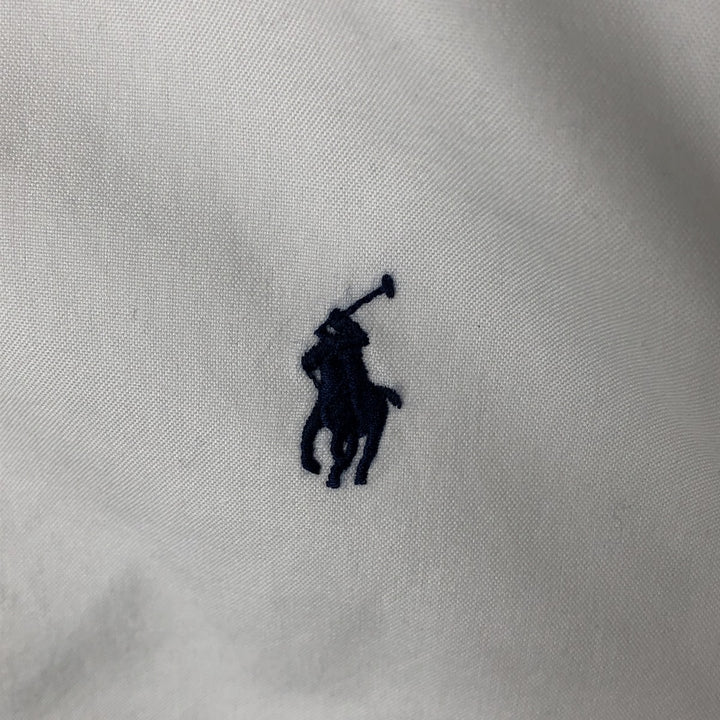 Ralph Lauren Classic Fit Long Sleeve Button Down Shirt, Men's Size L cotton white type Vintage Second Hand