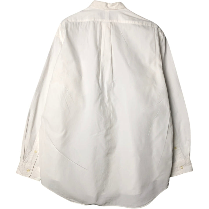 Ralph Lauren POLO by Ralph Lauren long sleeve cotton shirt, men's XL size cotton white type Vintage Second Hand