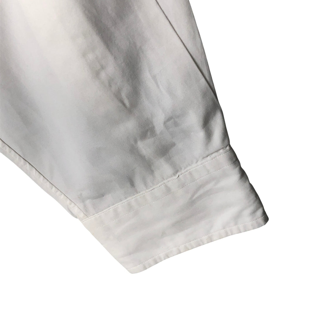 Ralph Lauren POLO by Ralph Lauren long sleeve cotton shirt, men's XL size cotton white type Vintage Second Hand
