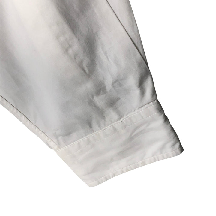 Ralph Lauren POLO by Ralph Lauren long sleeve cotton shirt, men's XL size cotton white type Vintage Second Hand