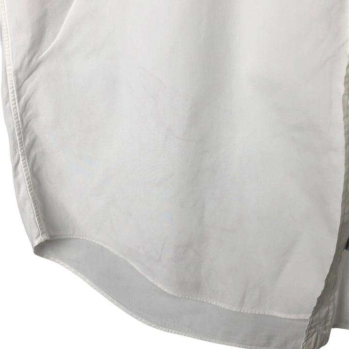 Ralph Lauren POLO by Ralph Lauren long sleeve cotton shirt, men's XL size cotton white type Vintage Second Hand