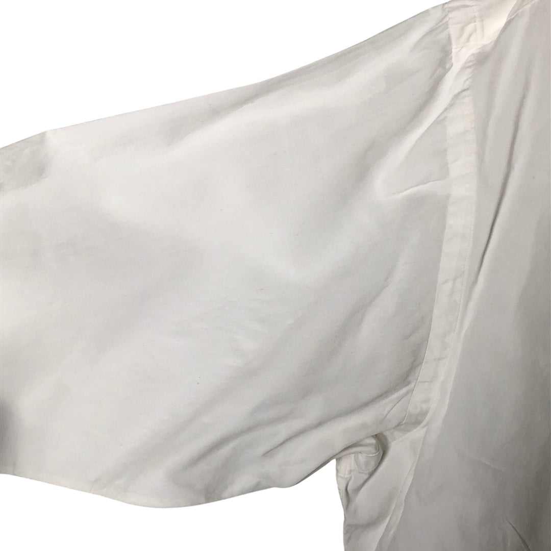 Ralph Lauren POLO by Ralph Lauren long sleeve cotton shirt, men's XL size cotton white type Vintage Second Hand