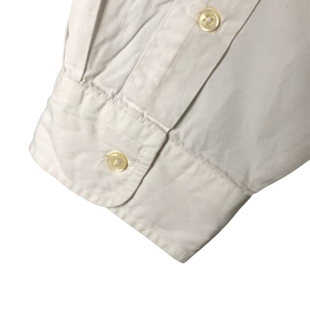 Ralph Lauren POLO by Ralph Lauren long sleeve cotton shirt, men's XL size cotton white type Vintage Second Hand