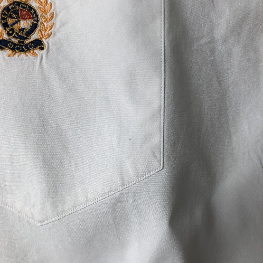 Ralph Lauren POLO by Ralph Lauren long sleeve cotton shirt, men's XL size cotton white type Vintage Second Hand