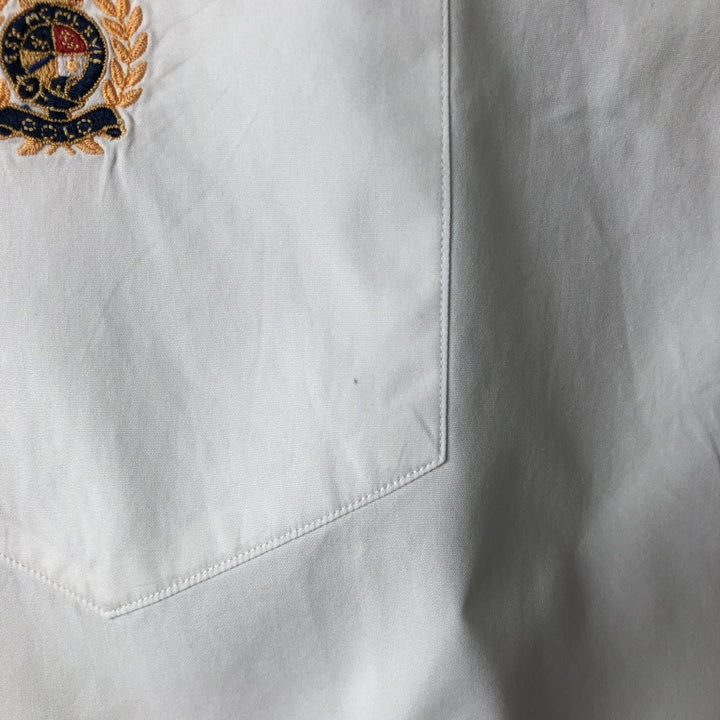 Ralph Lauren POLO by Ralph Lauren long sleeve cotton shirt, men's XL size cotton white type Vintage Second Hand