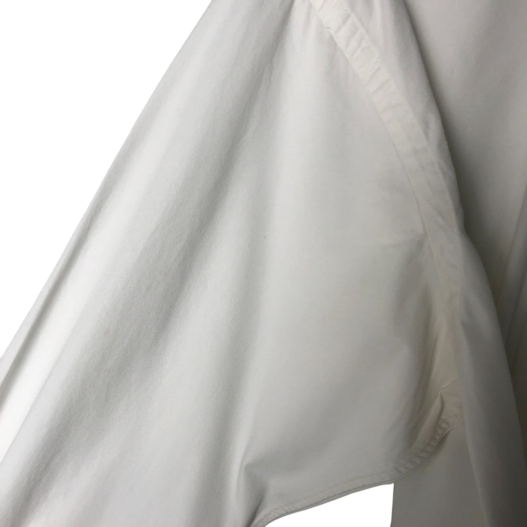 Ralph Lauren POLO by Ralph Lauren long-sleeved button-down shirt, made in Canada, men's size L cotton white type Vintage Second Hand
