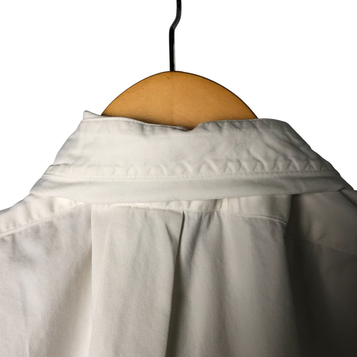 Ralph Lauren POLO by Ralph Lauren long-sleeved button-down shirt, made in Canada, men's size L cotton white type Vintage Second Hand