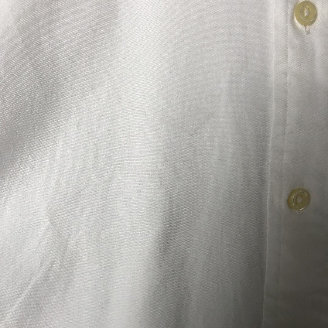Ralph Lauren Classic Fit long sleeve button down shirt, men's size M cotton white type Vintage Second Hand
