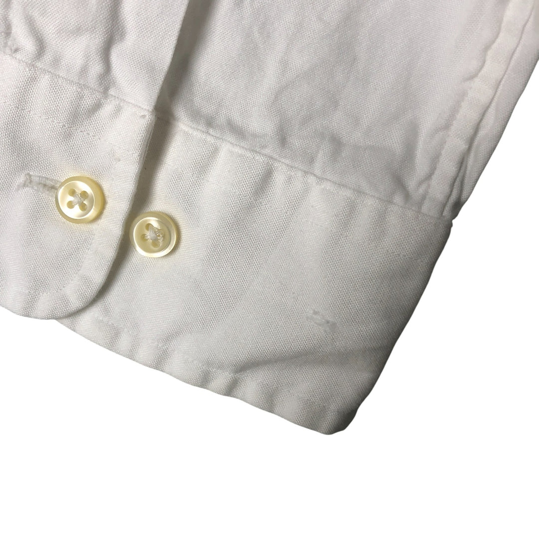 Ralph Lauren Classic Fit long sleeve button down shirt, men's size M cotton white type Vintage Second Hand