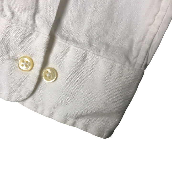 Ralph Lauren Classic Fit long sleeve button down shirt, men's size M cotton white type Vintage Second Hand