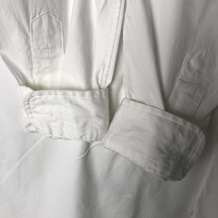 Ralph Lauren Classic Fit long sleeve button down shirt, men's size M cotton white type Vintage Second Hand