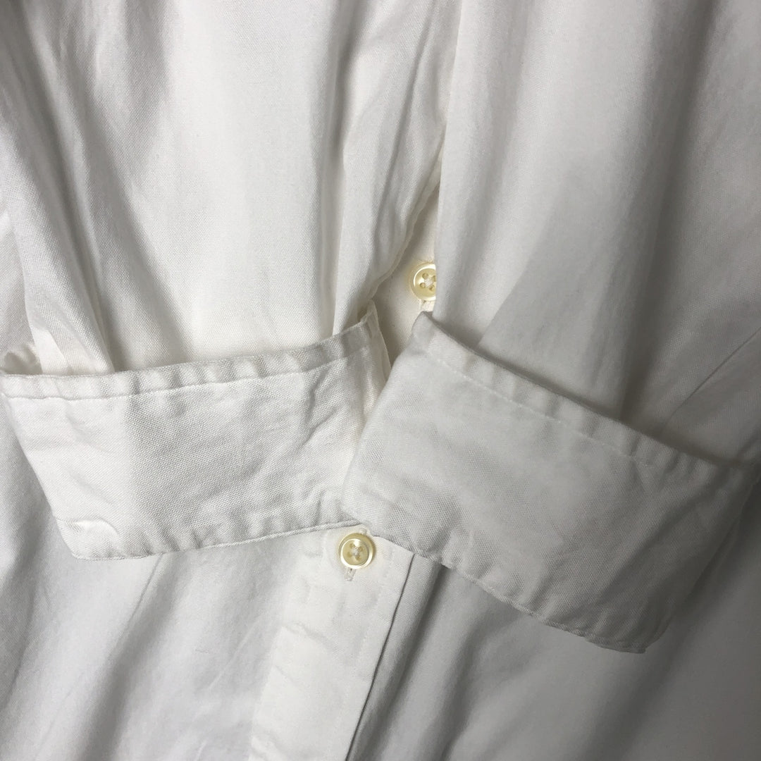 Ralph Lauren Classic Fit long sleeve button down shirt, men's size M cotton white type Vintage Second Hand