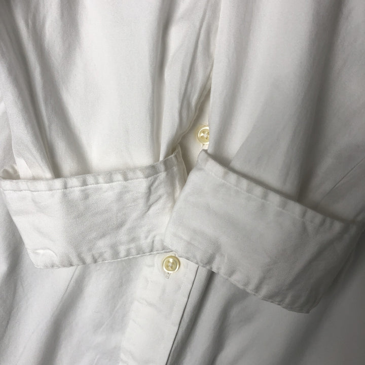 Ralph Lauren Classic Fit long sleeve button down shirt, men's size M cotton white type Vintage Second Hand