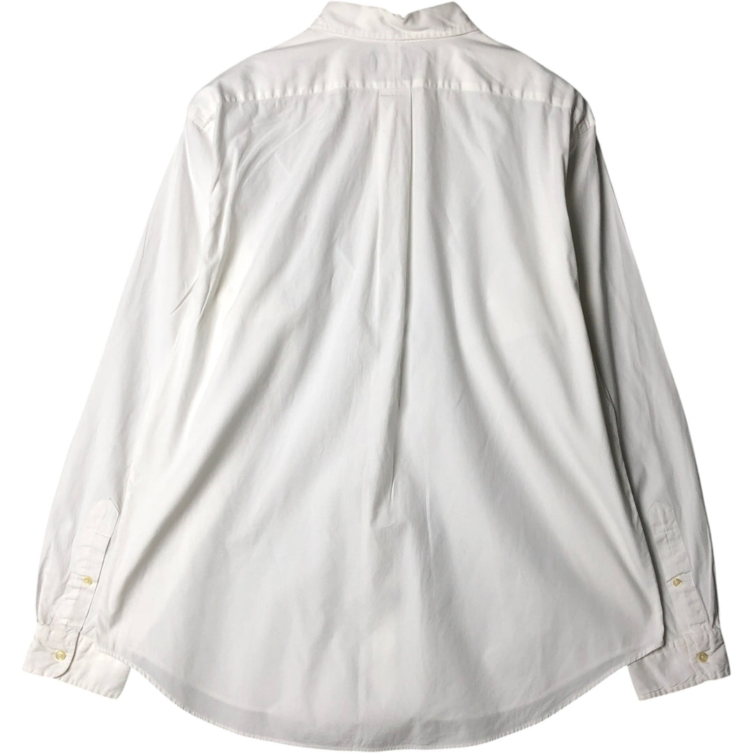 Ralph Lauren Classic Fit Long Sleeve Button Down Shirt Men's XL cotton white type Vintage Second Hand