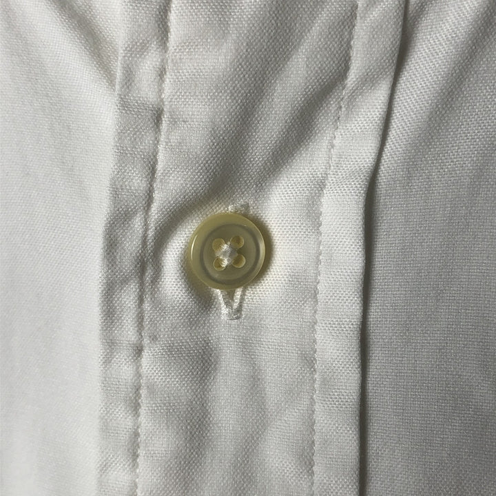 Ralph Lauren Classic Fit Long Sleeve Button Down Shirt Men's XL cotton white type Vintage Second Hand