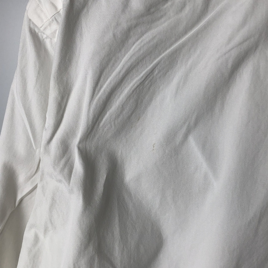 Ralph Lauren Classic Fit Long Sleeve Button Down Shirt Men's XL cotton white type Vintage Second Hand