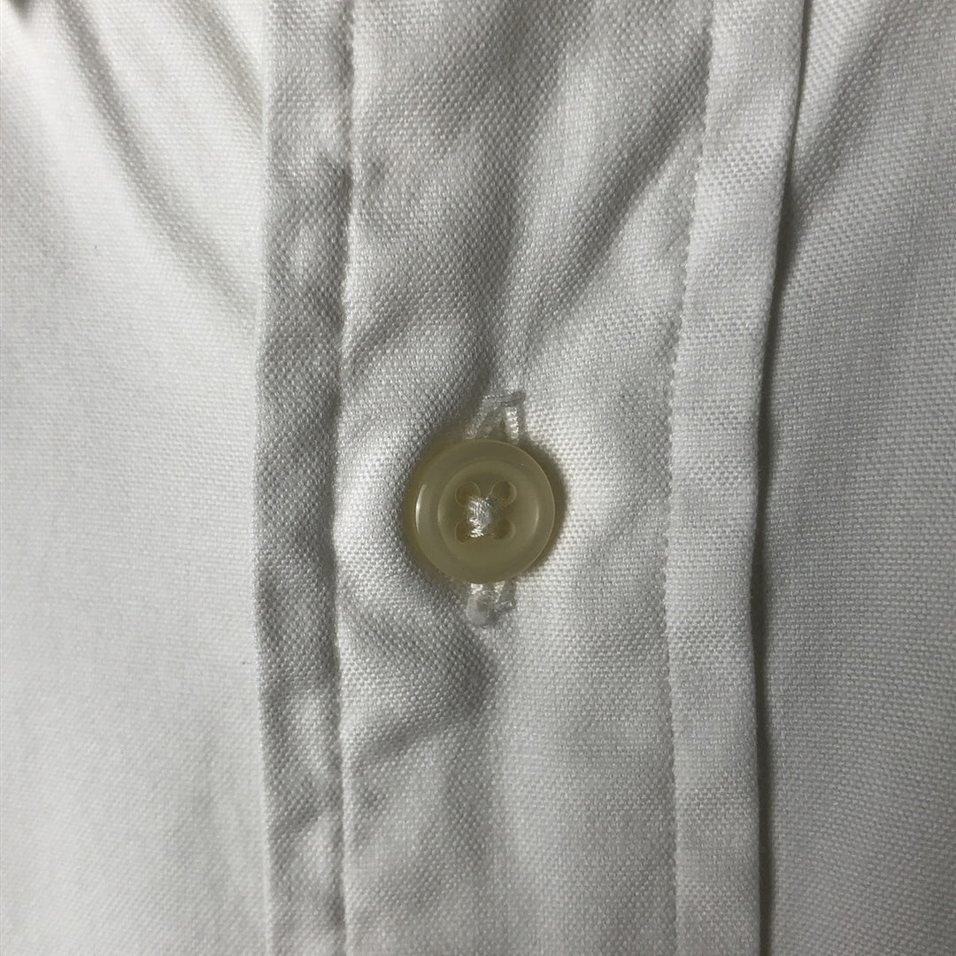 Ralph Lauren YARMOUTH long sleeve button down shirt, men's XXL size cotton white type Vintage Second Hand
