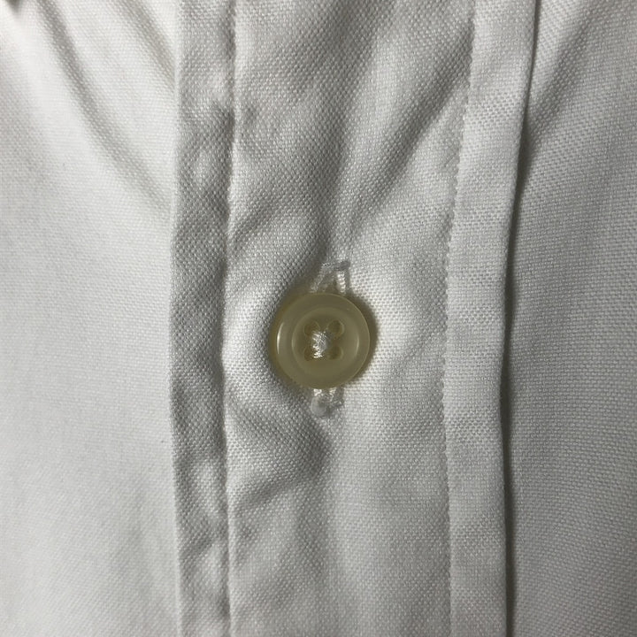 Ralph Lauren YARMOUTH long sleeve button down shirt, men's XXL size cotton white type Vintage Second Hand