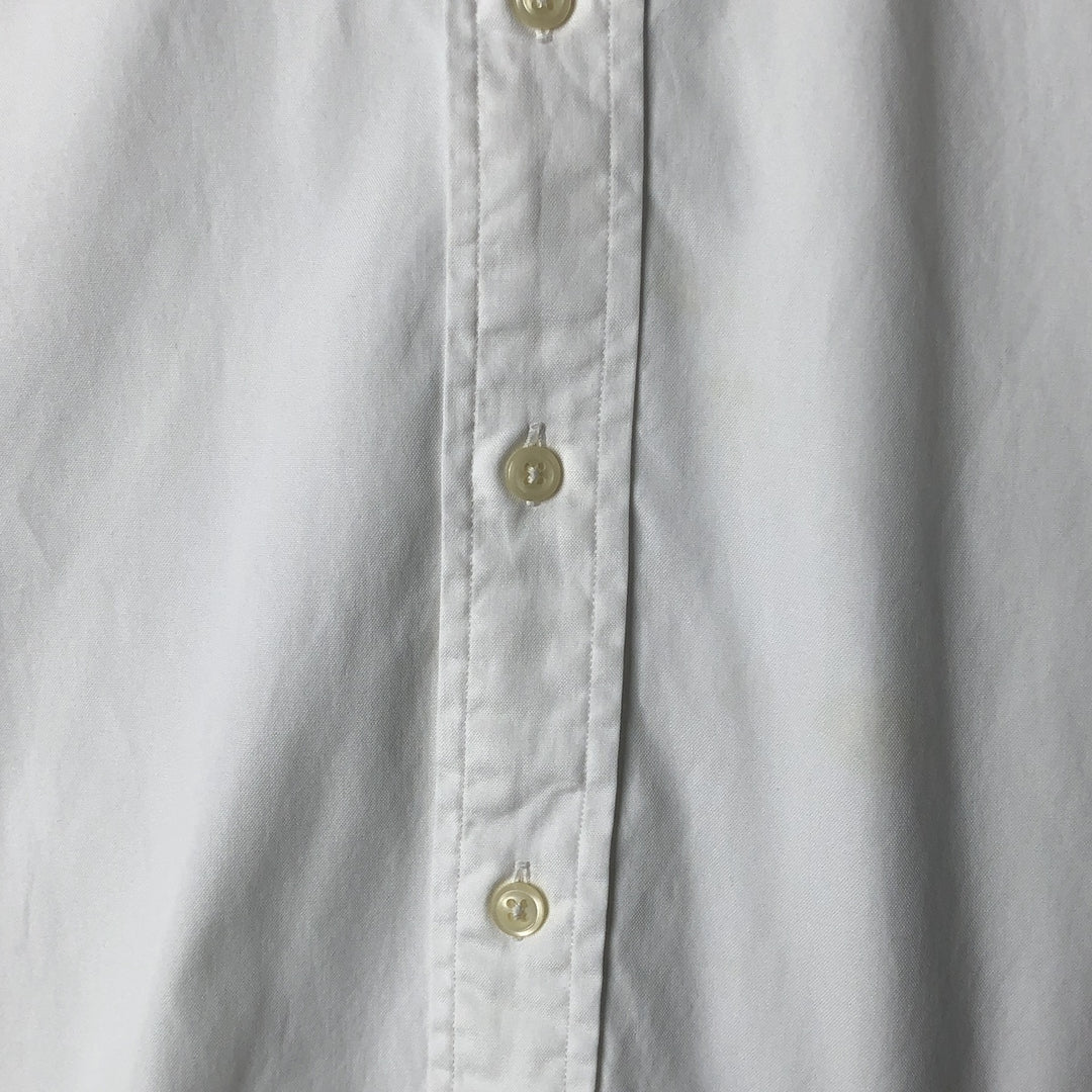 Ralph Lauren YARMOUTH long sleeve button down shirt, men's XXL size cotton white type Vintage Second Hand
