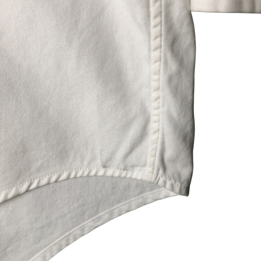 Ralph Lauren YARMOUTH long sleeve button down shirt, men's XXL size cotton white type Vintage Second Hand