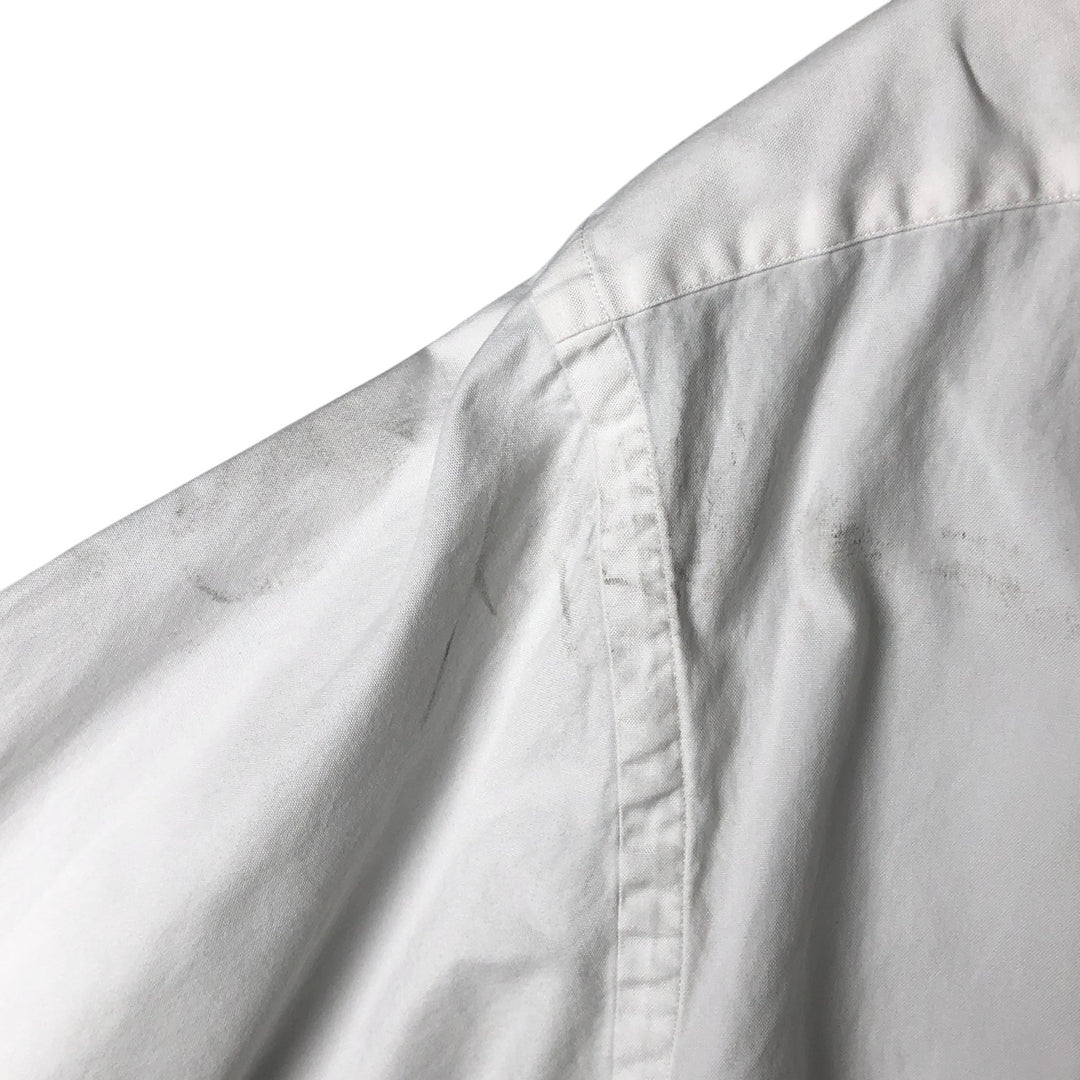 Ralph Lauren YARMOUTH long sleeve button down shirt, men's XXL size cotton white type Vintage Second Hand