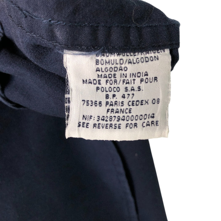 Ralph Lauren BLAKE long sleeve button down shirt, men's XL size cotton navy blue type Vintage Second Hand