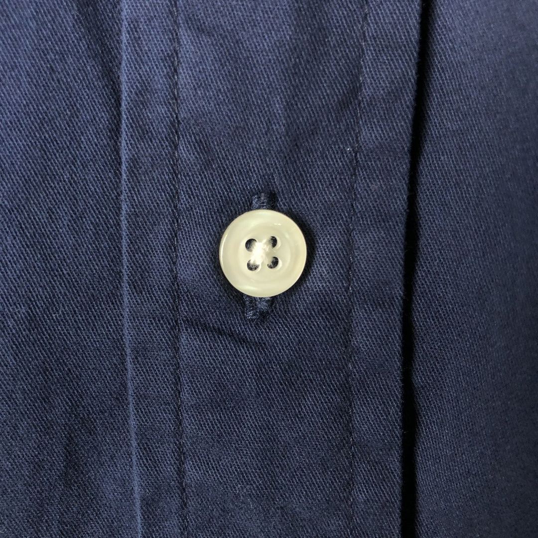 Ralph Lauren BLAKE long sleeve button down shirt, men's XL size cotton navy blue type Vintage Second Hand