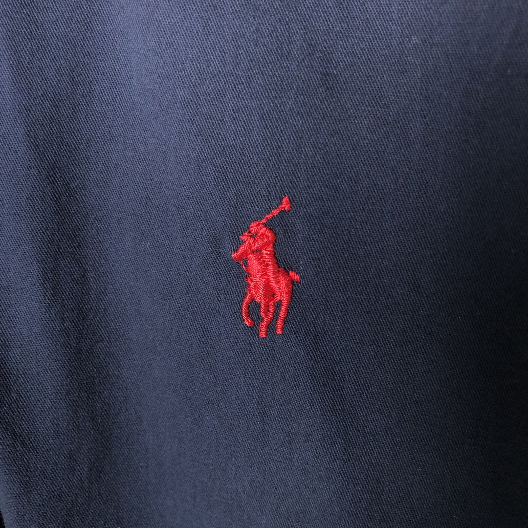 Ralph Lauren BLAKE long sleeve button down shirt, men's XL size cotton navy blue type Vintage Second Hand