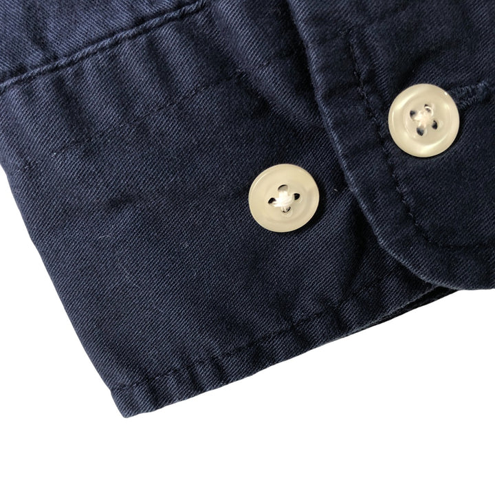 Ralph Lauren BLAKE long sleeve button down shirt, men's XL size cotton navy blue type Vintage Second Hand