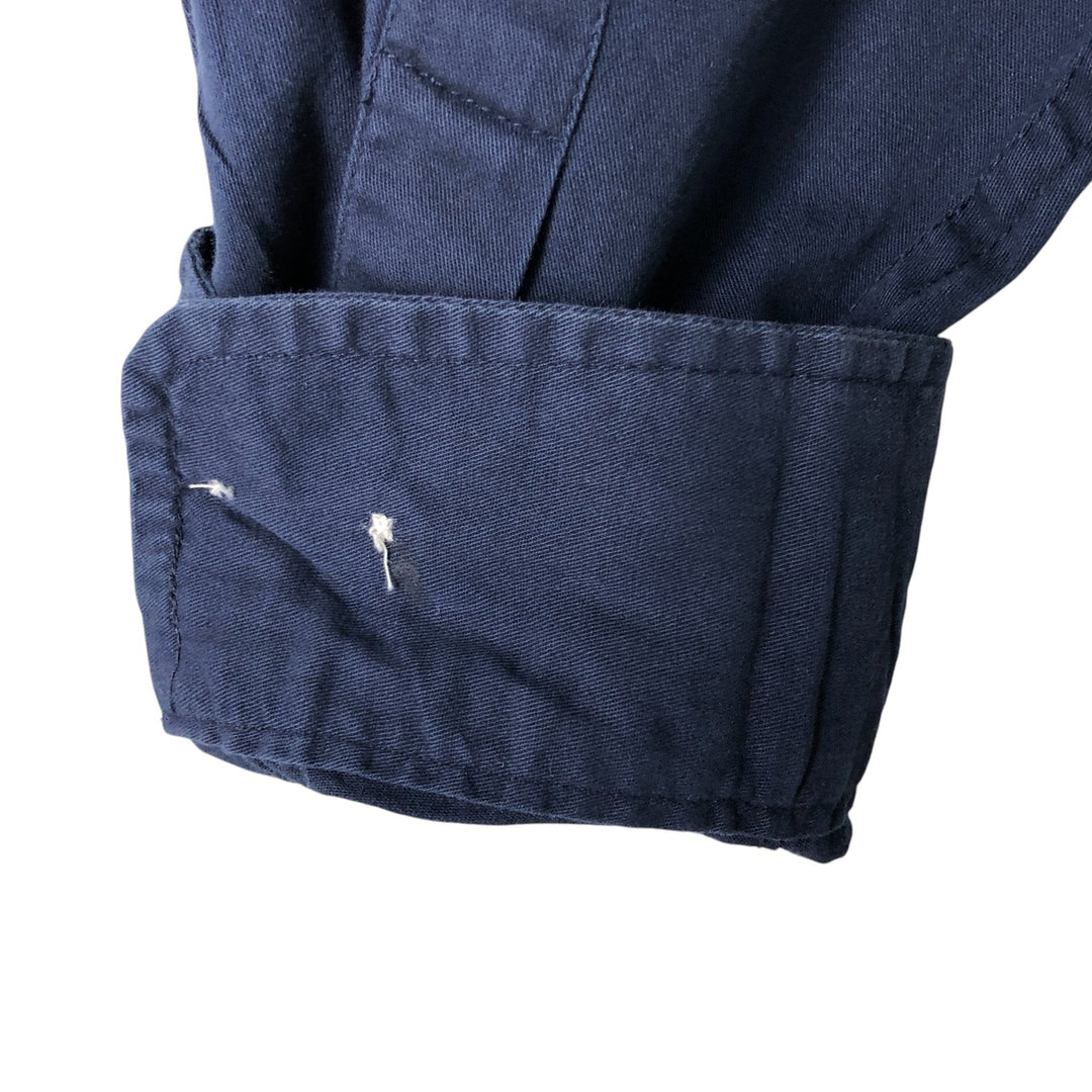 Ralph Lauren BLAKE long sleeve button down shirt, men's XL size cotton navy blue type Vintage Second Hand