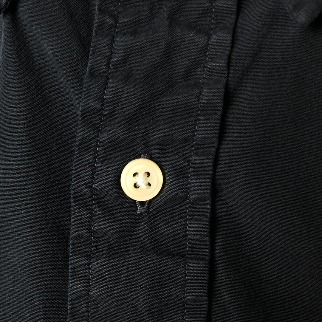 Ralph Lauren Classic Fit Long Sleeve Button Down Shirt, Men's Size L cotton black type Vintage Second Hand