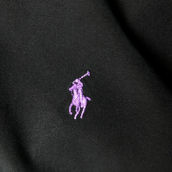Ralph Lauren Classic Fit Long Sleeve Button Down Shirt, Men's Size L cotton black type Vintage Second Hand