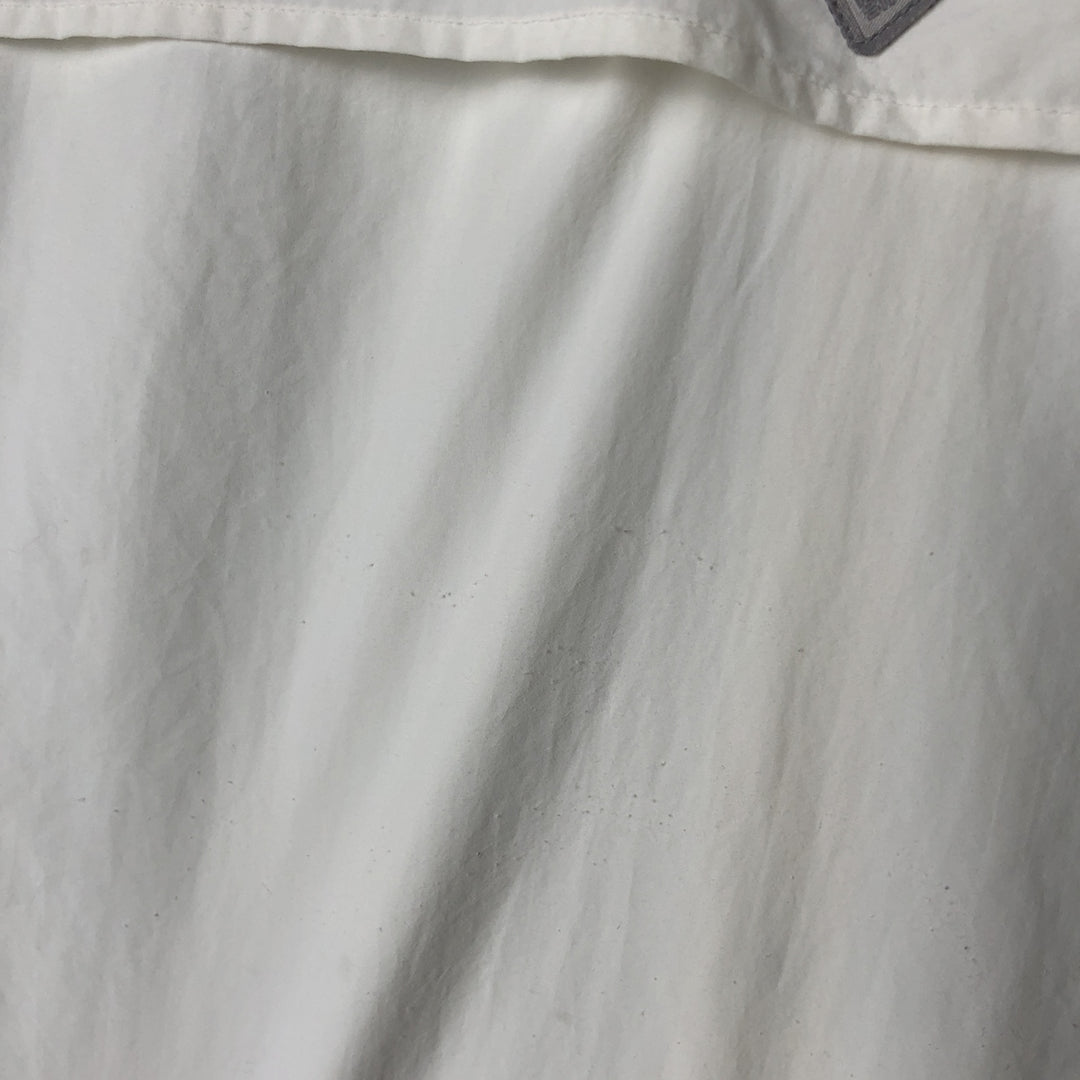 Columbia PFG OMNI-SHADE Omni-Shade Button-Down Short Sleeve Fishing Shirt Men's XL Nylon white type Vintage Second Hand