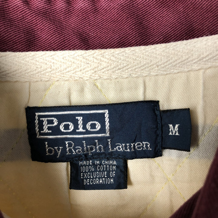 Ralph Lauren POLO by Ralph Lauren short-sleeved rugby shirt, men's size M cotton yellow type Vintage Second Hand