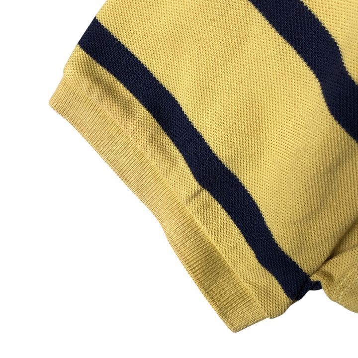 Ralph Lauren POLO by Ralph Lauren short-sleeved rugby shirt, men's size M cotton yellow type Vintage Second Hand