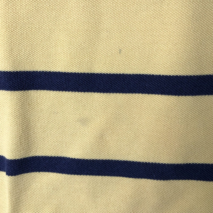 Ralph Lauren POLO by Ralph Lauren short-sleeved rugby shirt, men's size M cotton yellow type Vintage Second Hand