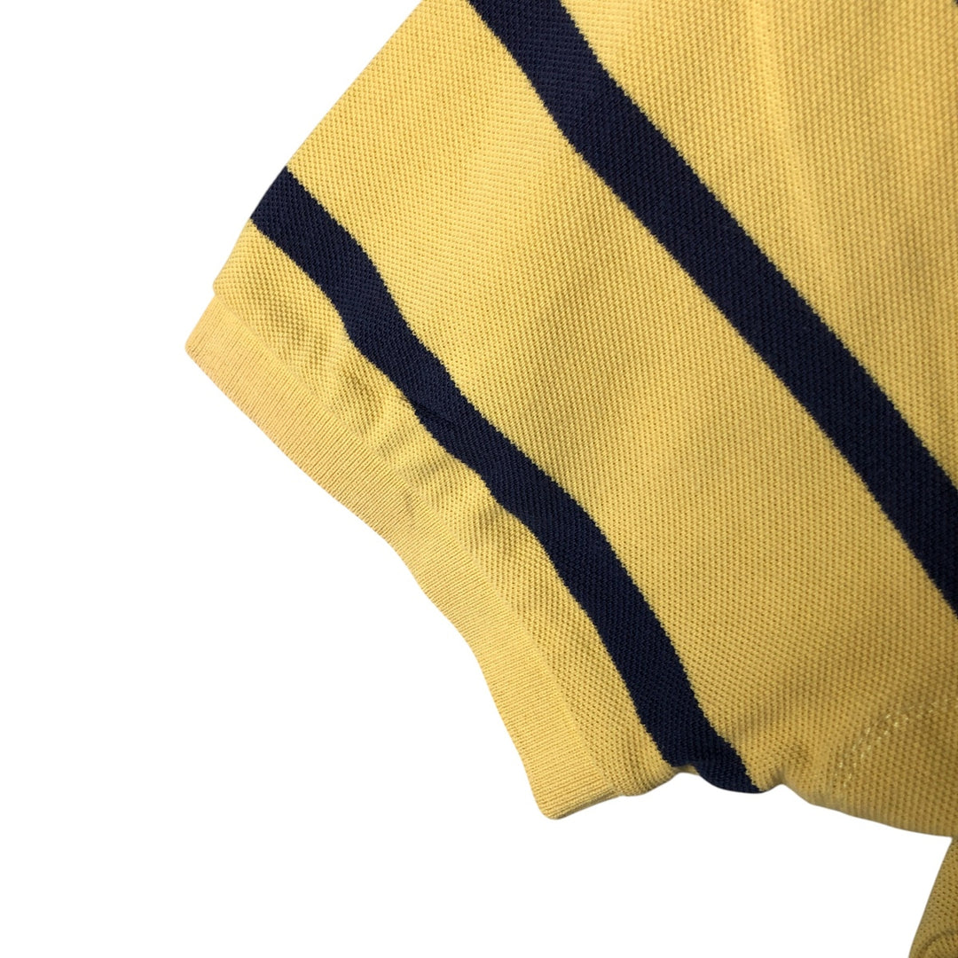 Ralph Lauren POLO by Ralph Lauren short-sleeved rugby shirt, men's size M cotton yellow type Vintage Second Hand