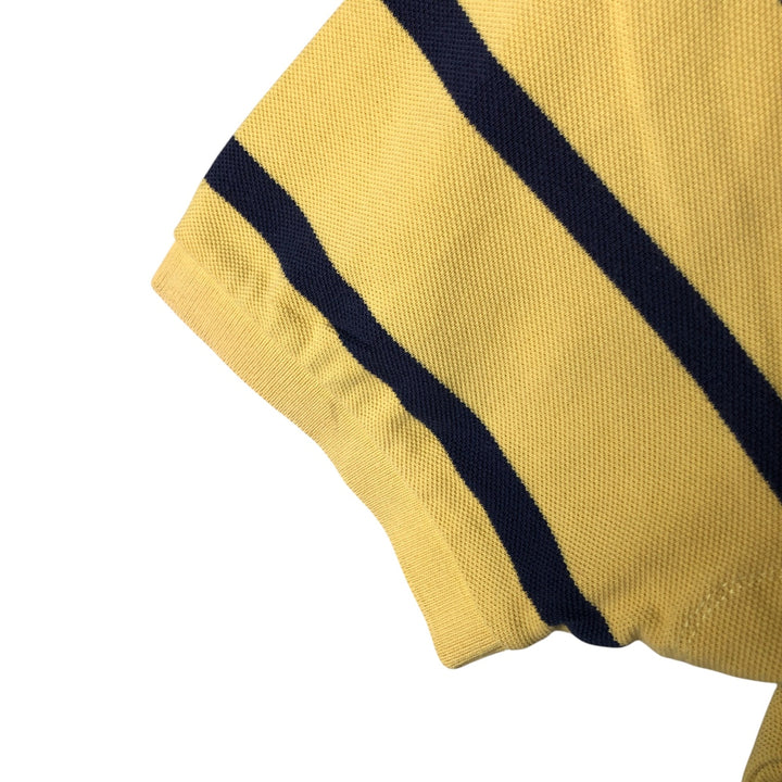 Ralph Lauren POLO by Ralph Lauren short-sleeved rugby shirt, men's size M cotton yellow type Vintage Second Hand