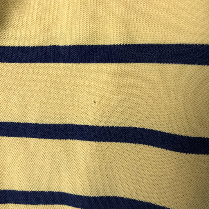 Ralph Lauren POLO by Ralph Lauren short-sleeved rugby shirt, men's size M cotton yellow type Vintage Second Hand