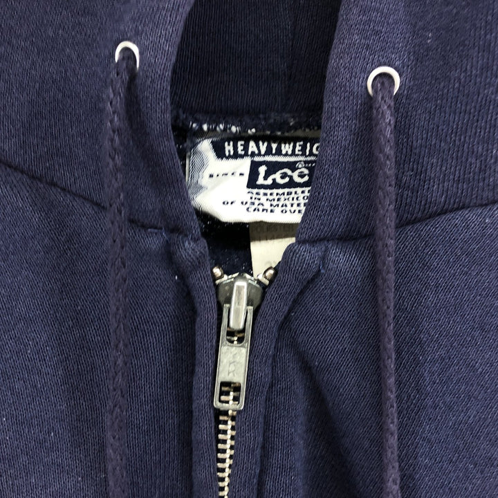 90s-00'S Lee Heavyweight Full-Zip Hoodie, Men's, XXL cotton navy blue type Vintage Second Hand