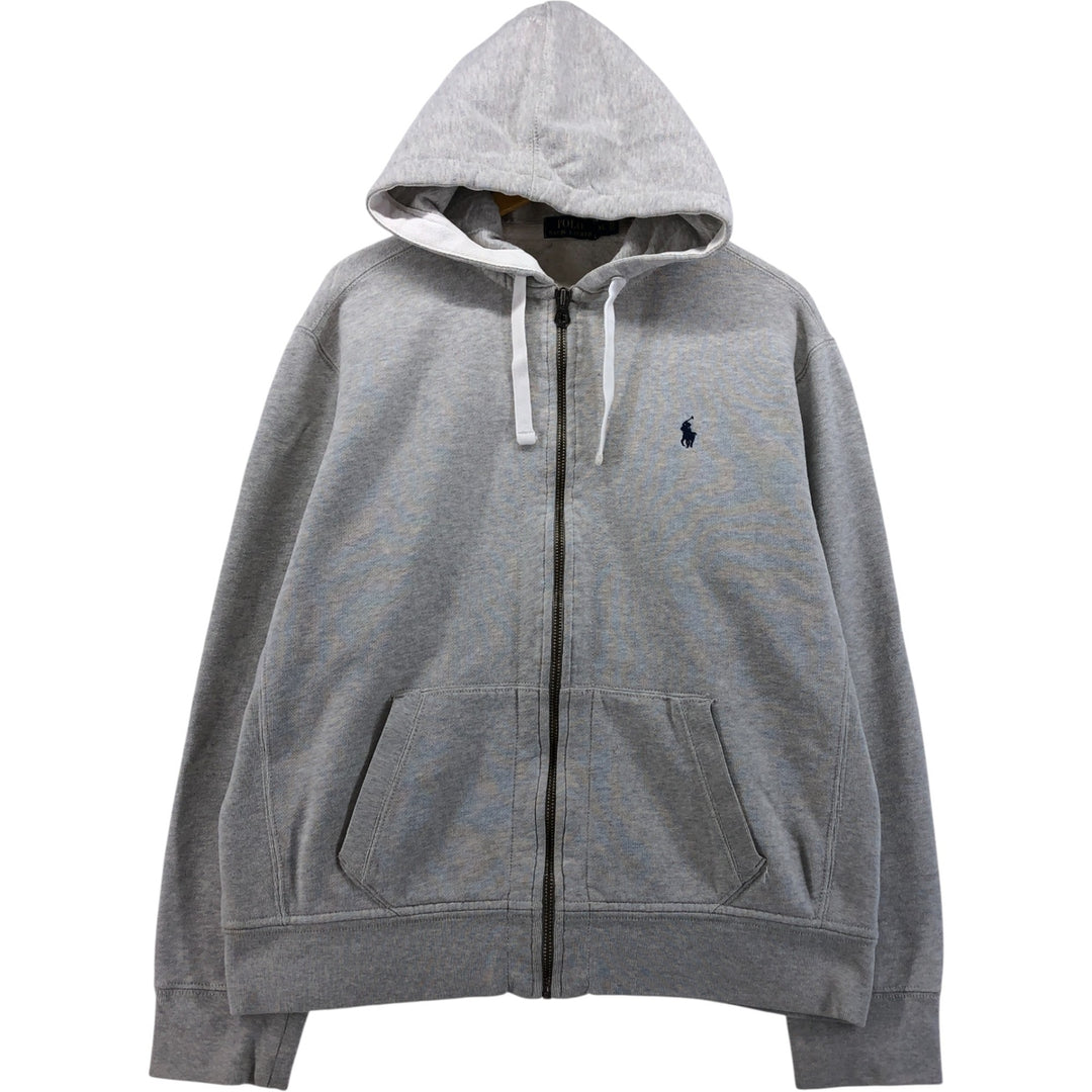 Ralph Lauren POLO RALPH LAUREN Sweat Full Zip Hoodie Men's XL cotton gray type Vintage Second Hand